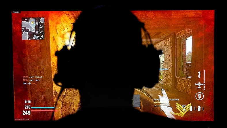 The Boston Breach team plays in the Call of Duty League Pro-Am Classic esports tournament at Belong Gaming Arena in Columbus on May 6, 2022.
Call Of Duty Esports Tournament