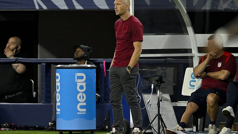 Mar 21, 2024; Arlington, Texas, USA; United States head coach Gregg Berhalter during the game between the United States and Jamaica at AT&T Stadium. Mandatory Credit: Jerome Miron-USA TODAY Sports