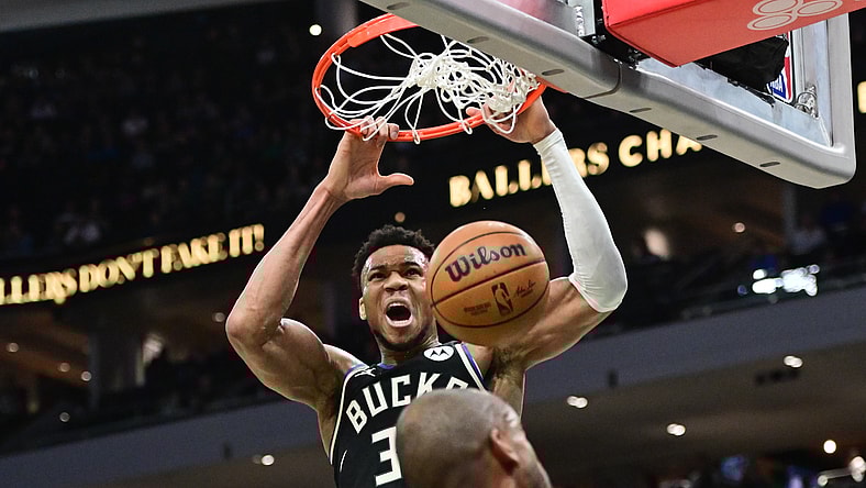 Milwaukee Bucks' Giannis Antetokounmpo
