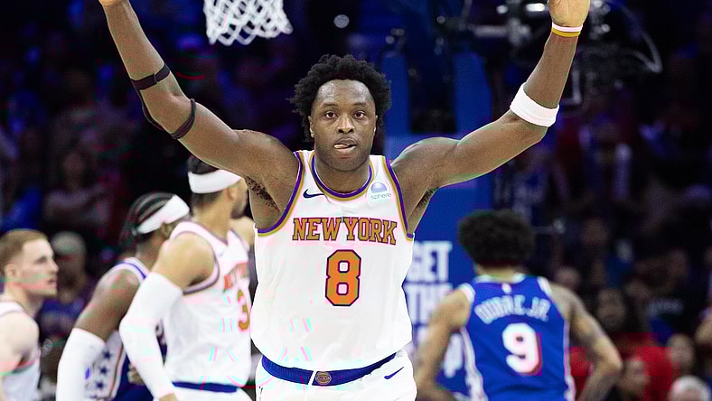 NBA: Playoffs-New York Knicks at Philadelphia 76ers