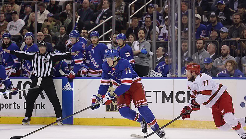NHL: Stanley Cup Playoffs-Carolina Hurricanes at New York Rangers