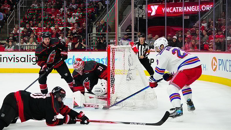 NHL: Stanley Cup Playoffs-New York Rangers at Carolina Hurricanes