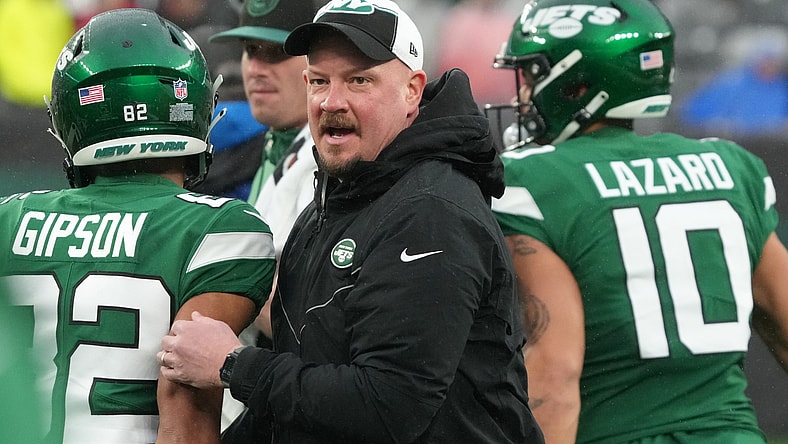 New York Jets offensive coordinator Nathaniel Hackett
