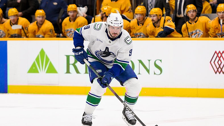 NHL: Vancouver Canucks at Nashville Predators
