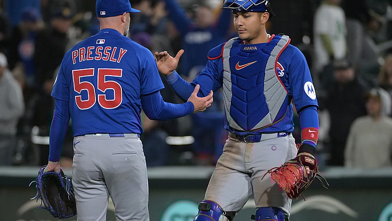 MLB: Chicago Cubs at Athletics