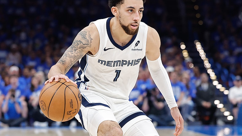 Scotty Pippen Jr. NBA: Playoffs-Memphis Grizzlies at Oklahoma City Thunder