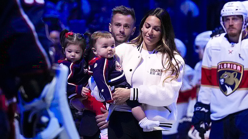 NHL: Florida Panthers at Columbus Blue Jackets, Meredith Gaudreau