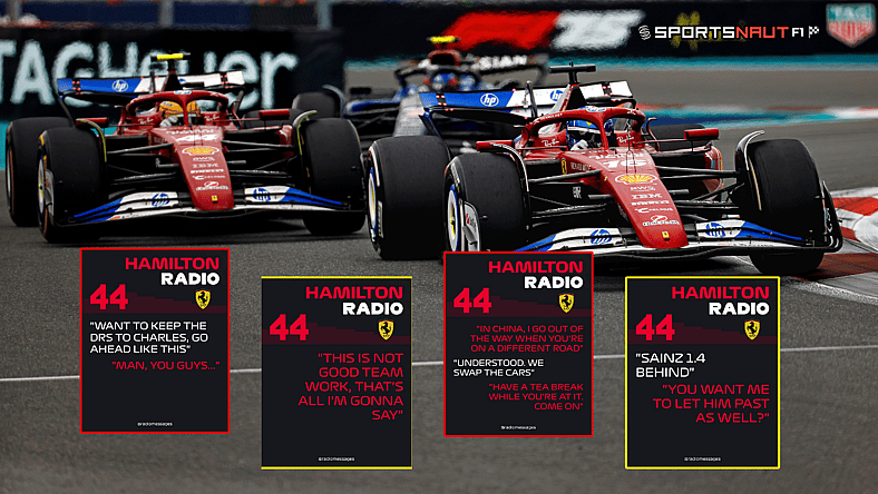 lewis hamilton ferrari miami grand prix radio