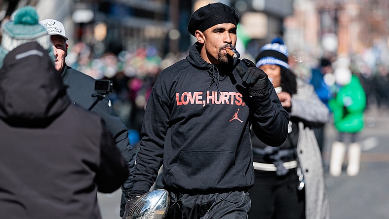 NFL: Super Bowl LIX Philadelphia Eagles Championship Parade, Jalen Hurts