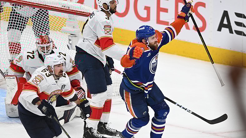 NHL: Stanley Cup Final-Florida Panthers at Edmonton Oilers