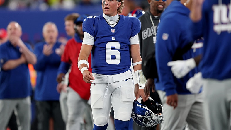 New York Giants quarterback Jaxson Dart