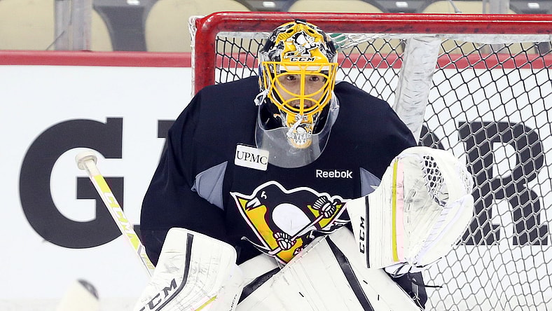 Pittsburgh Penguins goalie Marc-Andre Fleury