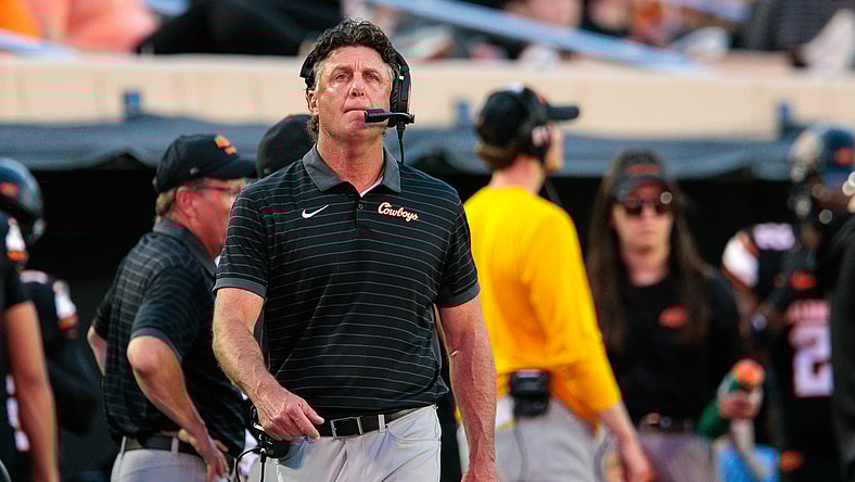 Oklahoma State head coach Mike Gundy