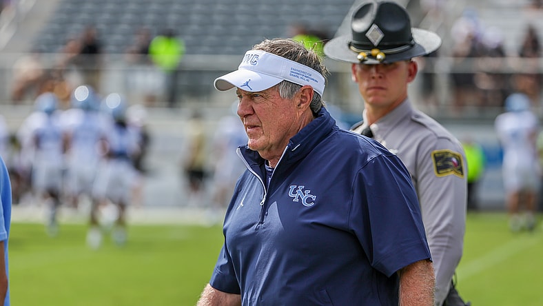 North Carolina Tar Heels head coach Bill Belichick