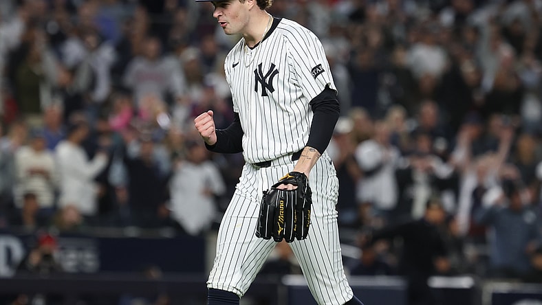 New York Yankees pitcher Cam Schlittler