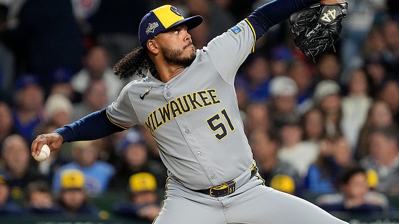 Milwaukee Brewers pitcher Freddy Peralta