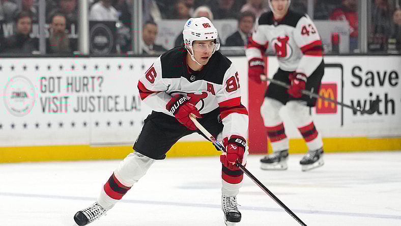 NHL: New Jersey Devils at Los Angeles Kings