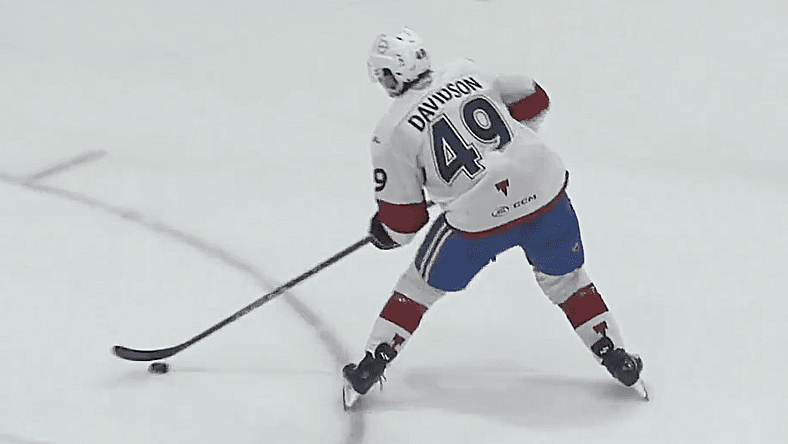 montreal canadiens prospect jared davidson
