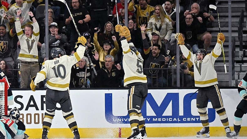 Vegas Golden Knights game, beat Seattle Kraken