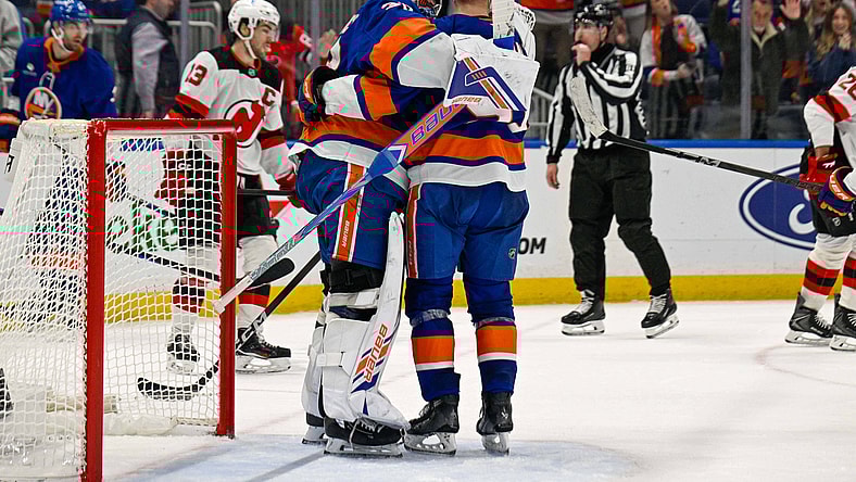 NHL: New Jersey Devils at New York Islanders