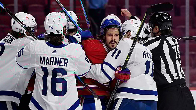 NHL: Stanley Cup Playoffs-Toronto Maple Leafs at Montreal Canadiens