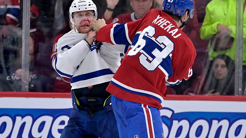 NHL: Toronto Maple Leafs at Montreal Canadiens, xhekaj