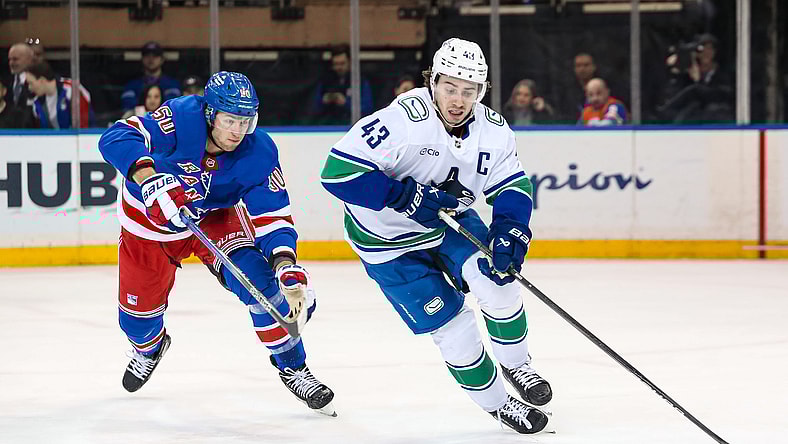 NHL: Vancouver Canucks at New York Rangers