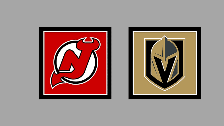 Vegas Golden Knights - New Jersey Devils Gameday Graphic HOME