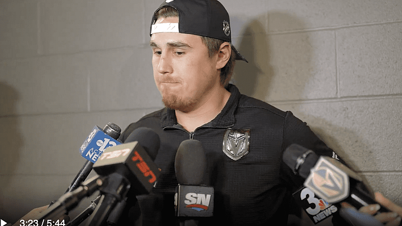 Zach Whitecloud, Vegas Golden Knights, John Anderson insult ESPN
