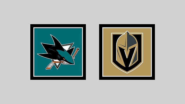 Vegas Golden Knights vs San Jose Sharks HOME Gameday Graphic
