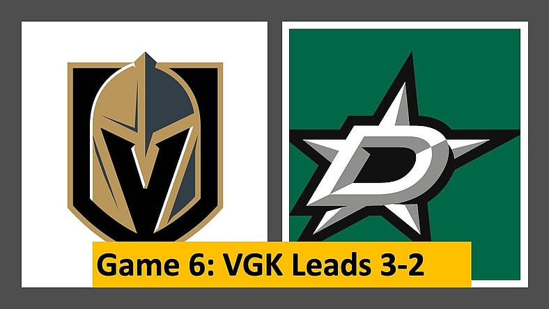 Vegas Golden Knights, Western Conference Final Game 6, Dallas Stars