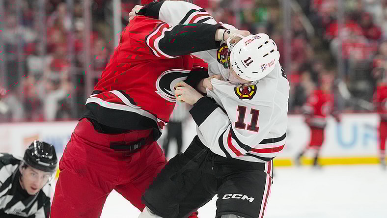 NHL: Chicago Blackhawks at Carolina Hurricanes