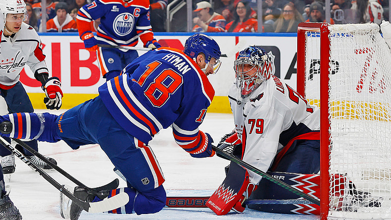 NHL: Washington Capitals at Edmonton Oilers