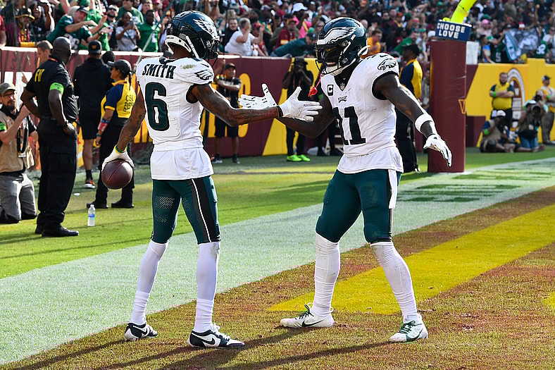 Philadelphia Eagles, DeVonta Smith, A.J. Brown