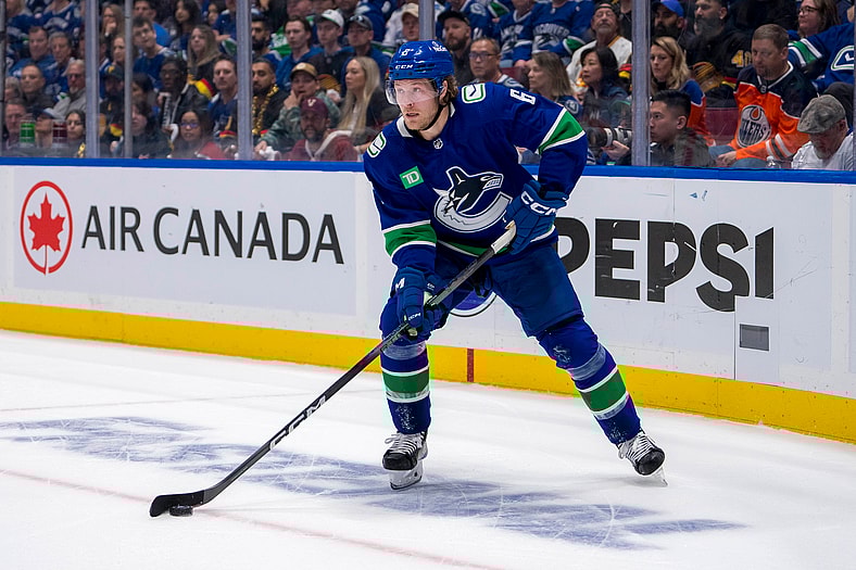 NHL: Stanley Cup Playoffs-Edmonton Oilers at Vancouver Canucks