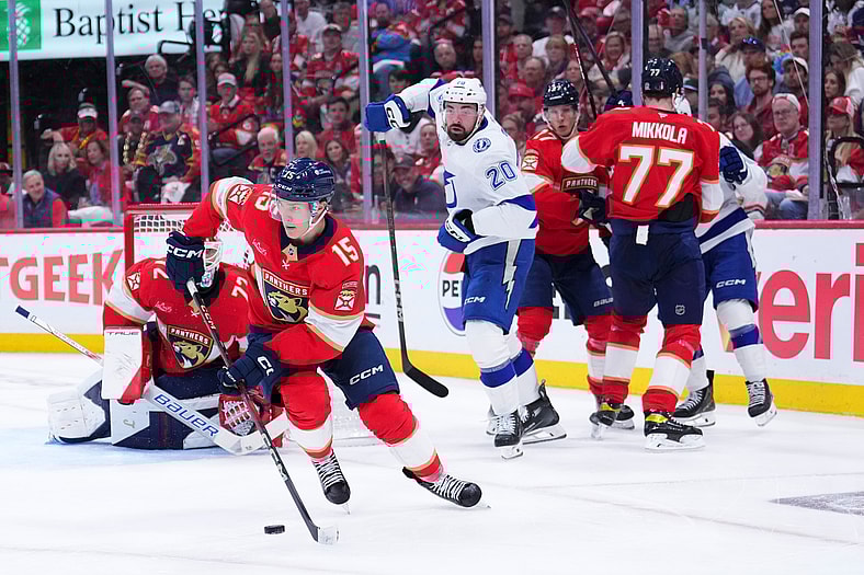 NHL: Stanley Cup Playoffs-Tampa Bay Lightning at Florida Panthers