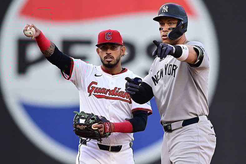 MLB: New York Yankees at Cleveland Guardians
