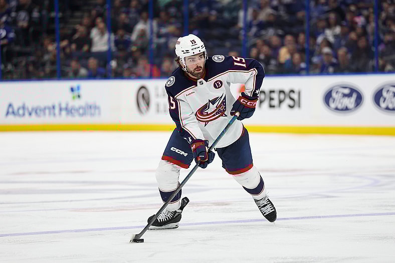 NHL: Columbus Blue Jackets at Tampa Bay Lightning