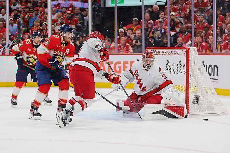 NHL: Stanley Cup Playoffs-Carolina Hurricanes at Florida Panthers