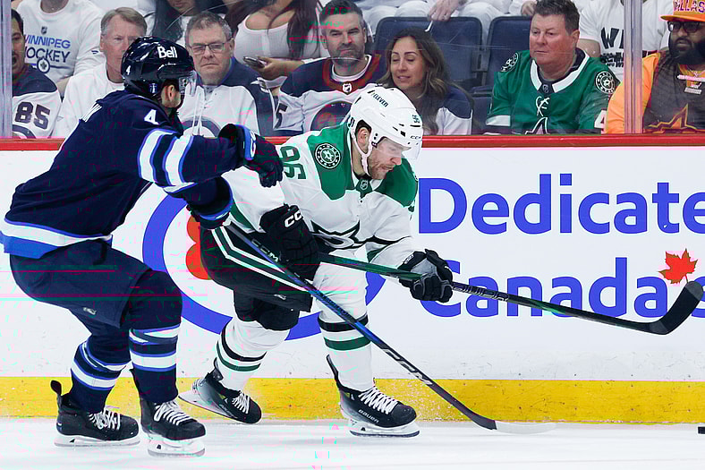 NHL: Stanley Cup Playoffs-Dallas Stars at Winnipeg Jets