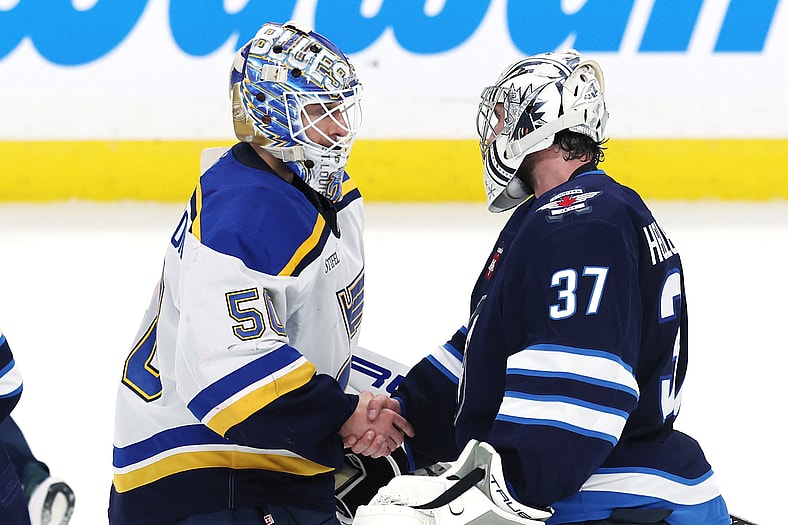 NHL: Stanley Cup Playoffs-St. Louis Blues at Winnipeg Jets
