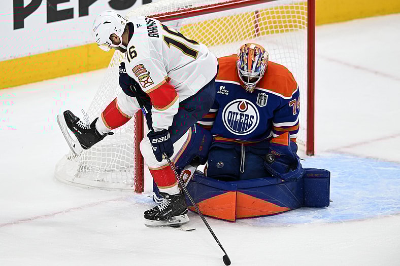 NHL: Stanley Cup Final-Florida Panthers at Edmonton Oilers