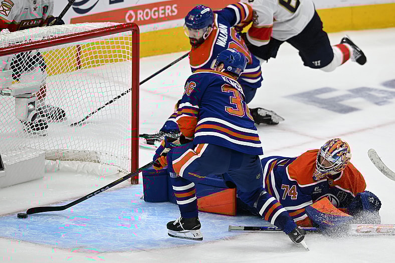 NHL: Stanley Cup Final-Florida Panthers at Edmonton Oilers