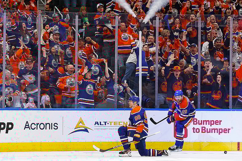 NHL: Stanley Cup Playoffs-Los Angeles Kings at Edmonton Oilers