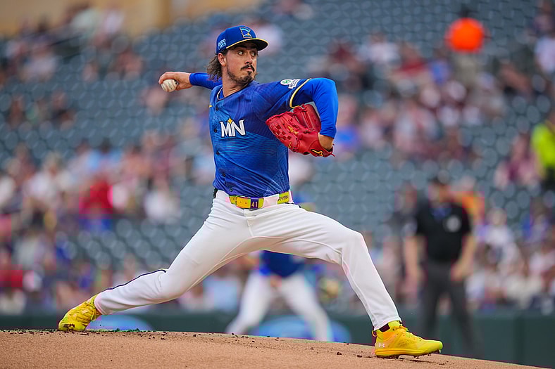 Minnesota Twins pitcher Joe Ryan