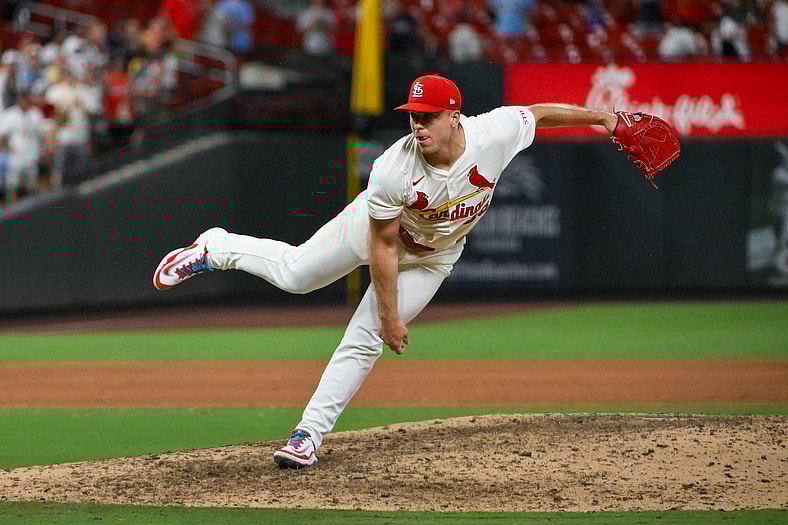 St. Louis Cardinals reliever Ryan Helsley