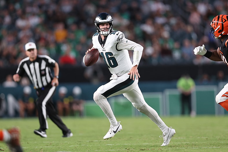 Philadelphia Eagles quarterback Tanner McKee