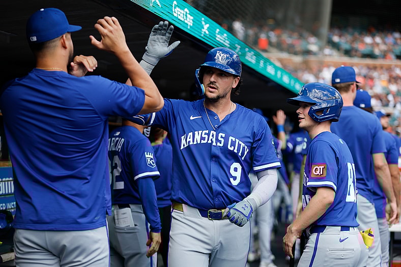 Kansas City Royals first baseman Vinnie Pasquantino