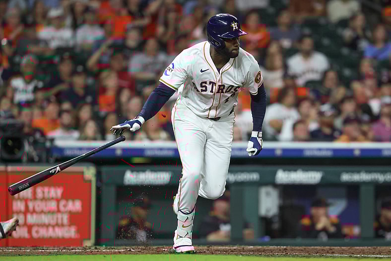 Houston Astros designated hitter Yordan Alvarez