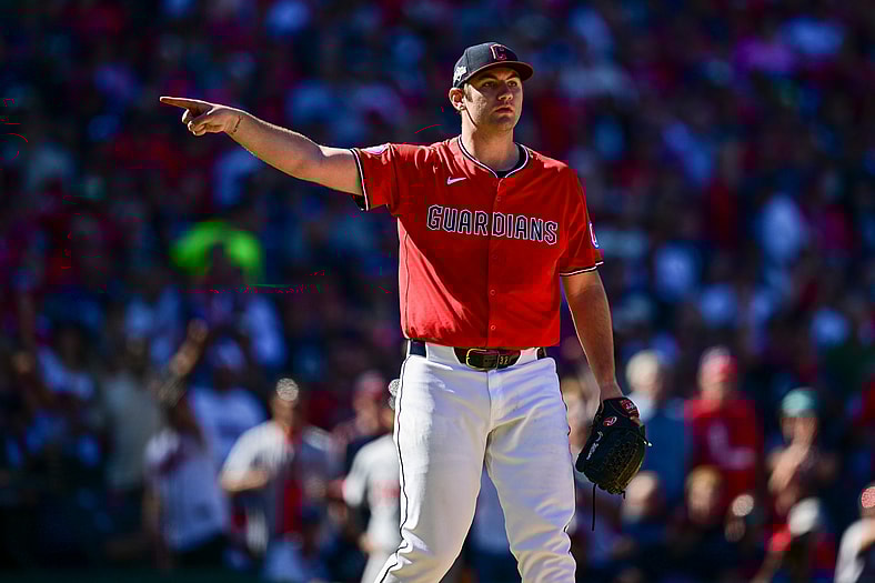 Cleveland Guardians pitcher Gavin Williams